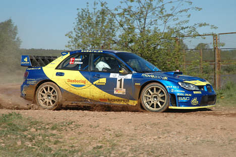 Karl-Åge til Rally Erzgebirge 2007.